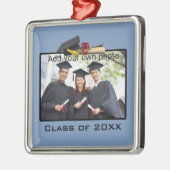 光る青写真を追加/卒業 メタルオーナメント (左)