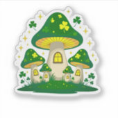 光る魔法のキノコの村 シール (正面)
