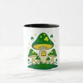 光る魔法のキノコの村 マグカップ (中央)