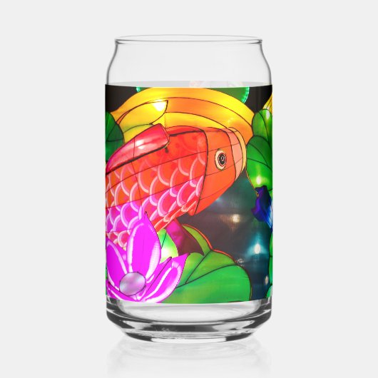 光る鯉 ガラス缶 (左)