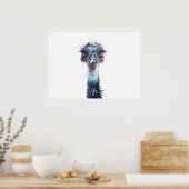 光るEmuアート ポスター (キッチン)