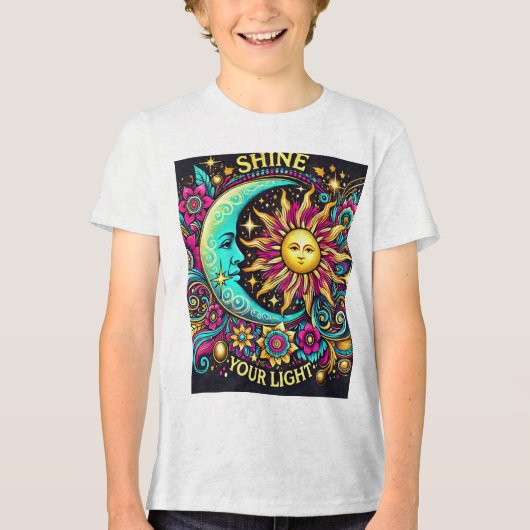 「光をアレクサンドリアに照らし出せ」 トライブレンドＴシャツ (正面)