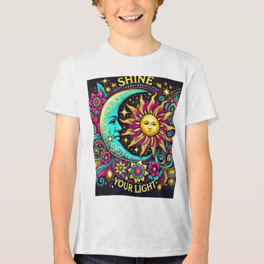 「光をアレクサンドリアに照らし出せ」 トライブレンドＴシャツ (正面)