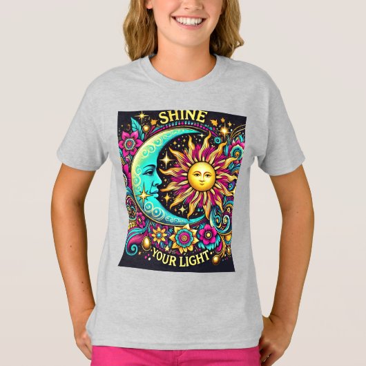 「光をアレクサンドリアに照らし出せ」 Tシャツ (正面)