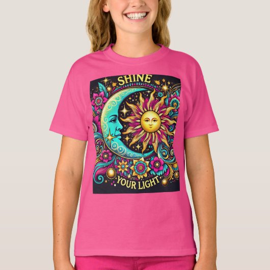 「光をアレクサンドリアに照らし出せ」 Tシャツ (正面)