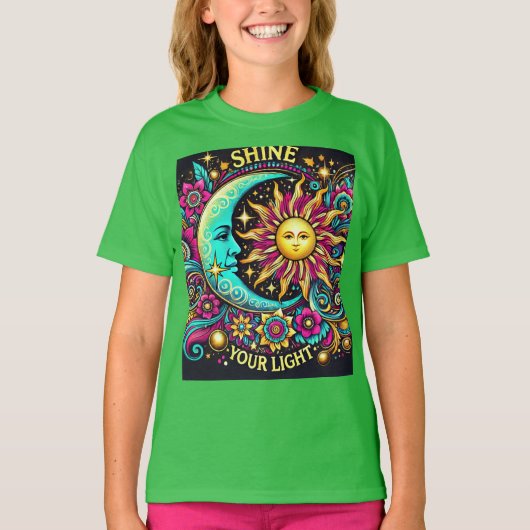 「光をアレクサンドリアに照らし出せ」 Tシャツ (正面)