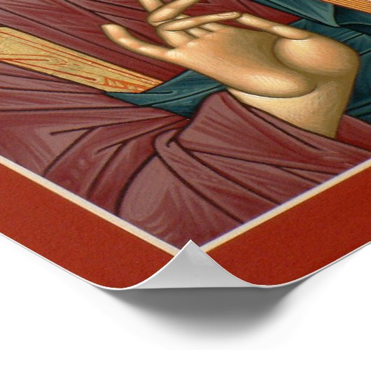 光を与えるキリストのポスター ポスター (角)