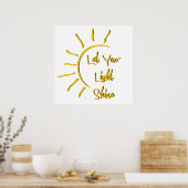 光を当てなさい ポスター (キッチン)