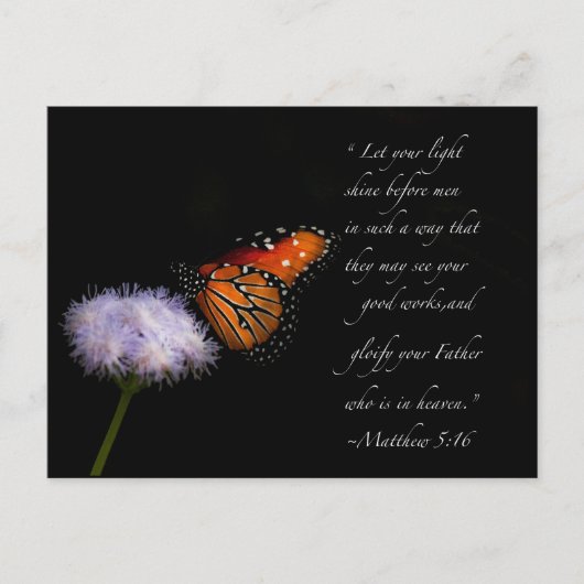 光を当てなさい ポストカード (正面)