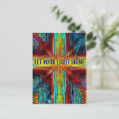 「光を当てよう」ダイバーシティモダンクロス ポストカード (スタンド正面)