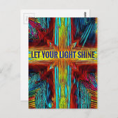 「光を当てよう」ダイバーシティモダンクロス ポストカード (正面/裏面)