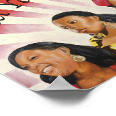 光を当てるポスター ポスター (角)