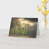 光を当てる カード (黄色い花)