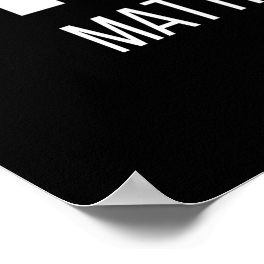 光を当てる ポスター (角)