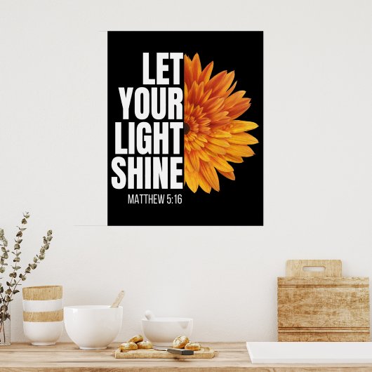 光を当てる ポスター (キッチン)