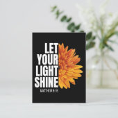 光を当てる ポストカード (スタンド正面)