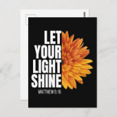 光を当てる ポストカード (正面/裏面)