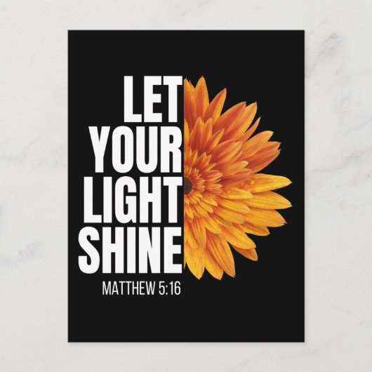 光を当てる ポストカード (正面)