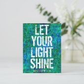 光を当てる ポストカード (スタンド正面)