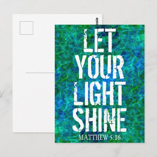 光を当てる ポストカード (正面/裏面)