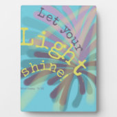 光を当てろ フォトプラーク (正面)