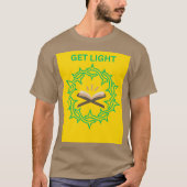 光を得る Tシャツ (正面)