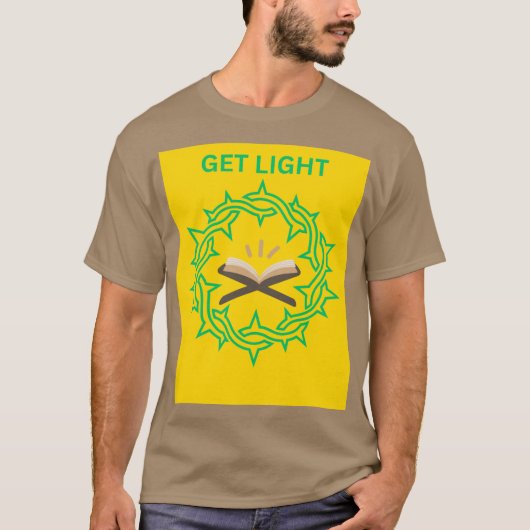 光を得る Tシャツ (正面)