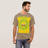 光を得る Tシャツ (正面フル)