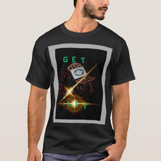 光を得る Tシャツ (正面)