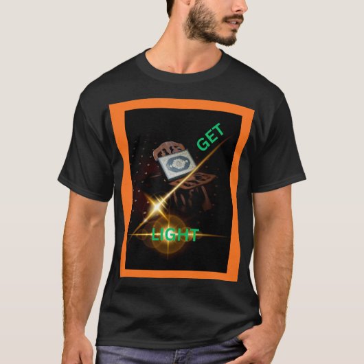 光を得る Tシャツ (正面)