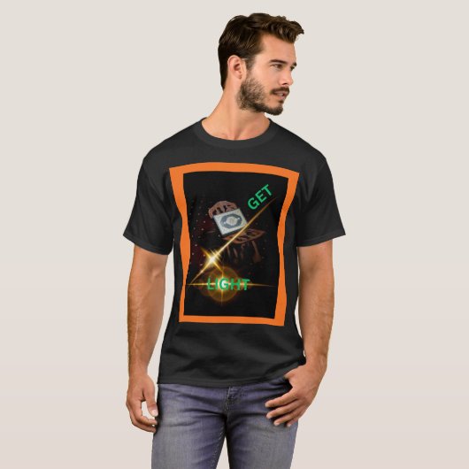 光を得る Tシャツ (正面フル)