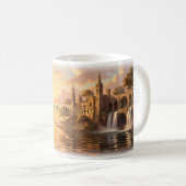🌅 光を感じる 静かな夜明けのマグカップ コーヒーマグカップ (正面右)