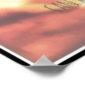 光を感動的落とすウォルト・ホイットマン引用文 ポスター (角)