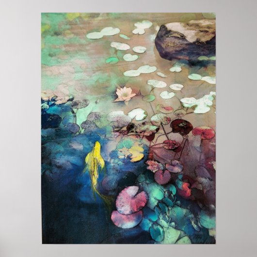 光を求めて,コイウォールアート,ポスター,コイアート,コイ ポスター (正面)