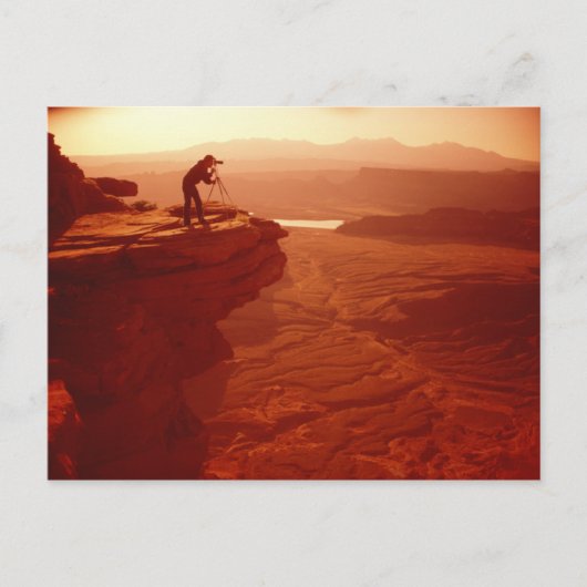 光を浴びる ポストカード (正面)