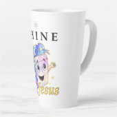 光を照らす カフェラテマグ (右アングル)