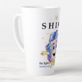 光を照らす カフェラテマグ (左アングル)