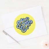 光を照らす ラウンドシール (封筒)