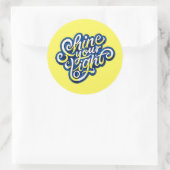 光を照らす ラウンドシール (バッグ)