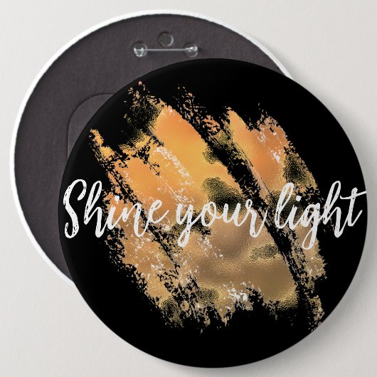 光を照らす 缶バッジ (正面&裏面)