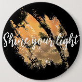 光を照らす 缶バッジ (正面)