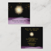 *~*光を癒す光線宇宙エネルギー星 スクエア名刺 (正面/裏面)