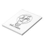 光を神の灯籠で照らせ ノートパッド (回転)