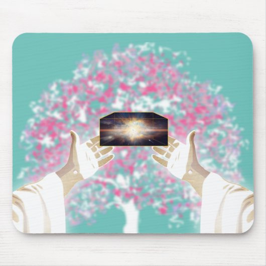 光を見よ、そして光があった マウスパッド (正面)