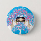 光を見よ、そして光があった 缶バッジ (正面)