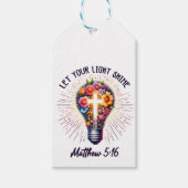 光を輝かせなさい ギフトタグ (正面)