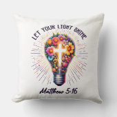 光を輝かせなさい クッション (正面)