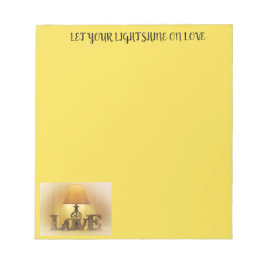 光を輝かせなさい ノートパッド