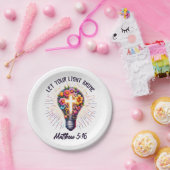 光を輝かせなさい ペーパープレート (パーティー)