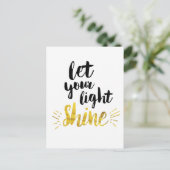 光を輝かせなさい ポストカード (スタンド正面)